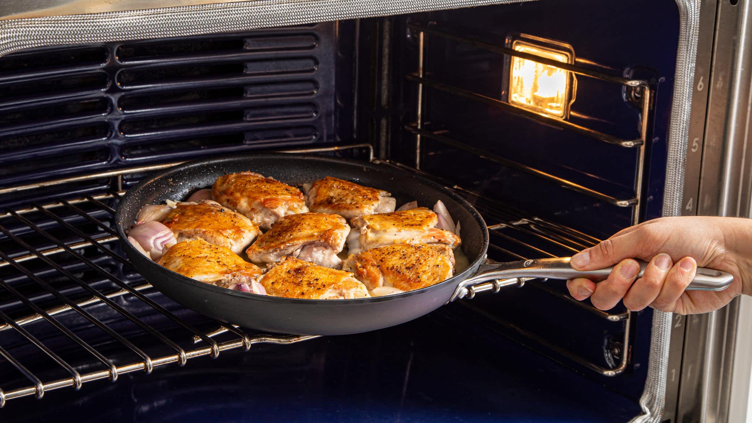 Can i put a nonstick pan in the oven best sale